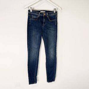 CLEARANCE - L'Autre Chose Medium Wash Distressed Wash Skinny Jeans